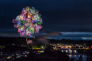 最上川花火大会　画像2